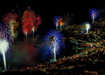 Silvesterfeuerwerk auf Madeira
