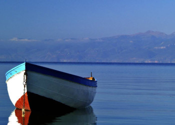 Morgendliche Ruhe am Ohrid-See