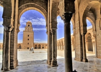 Große Moschee von Kairouan, Tunesien