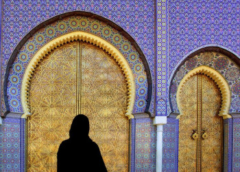 Vor den Toren des Königspalastes in Fes