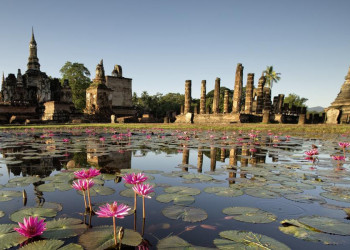 Tempelruinen in Sukhothai, Thailand