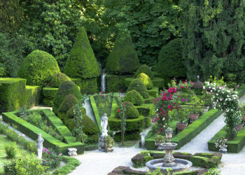 Garten der Villa Barbarigo in Valsanzibio