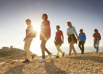 Geführte Wanderung bei Sonnenuntergang