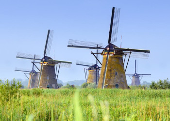 Der Windmühlenpark von Kinderdijk