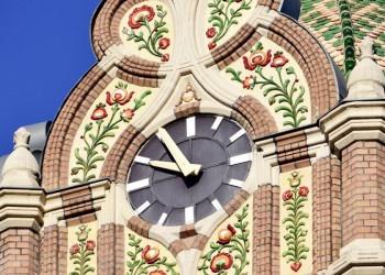 Rathaus in Kiskunfélegyháza, ungarischer Jugendstil
