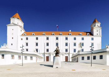 Die Pressburg, die Burg von Bratislava