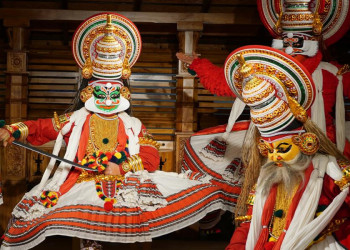 Traditioneller Kathakali-Tanz in Kochi