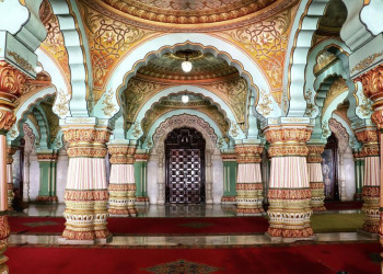 Säulen im Mysore-Palast