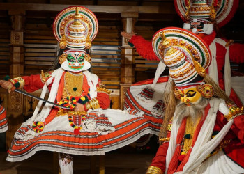 Traditioneller Kathakali-Tanz in Kochi